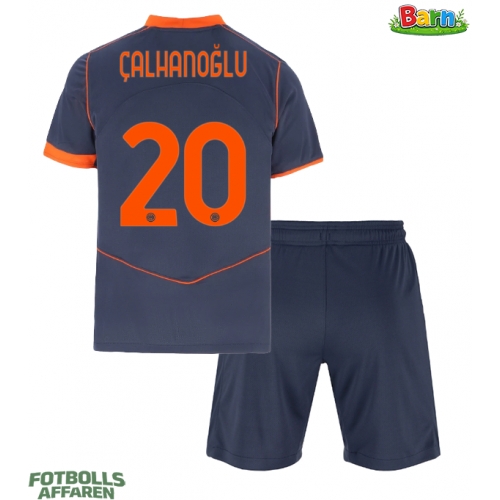 Inter Milan Hakan Calhanoglu #20 Tredjeställ Barn 2025-26 Kortärmad (+ Korta byxor)
